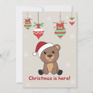 Bear Frohe Weihnachten Winter Tiere Bears Urlaub
