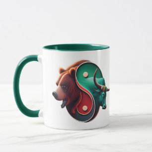 Bear gegen Bull Trading Tasse