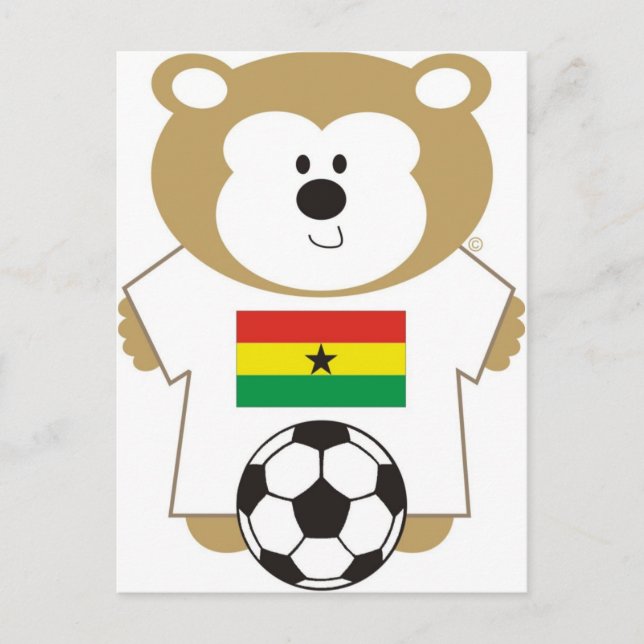 BEAR GHANA POSTKARTE (Vorderseite)