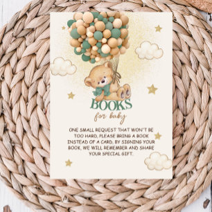 Bear Green Balloons Books für Baby Begleitkarte