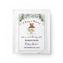 Bear Greenery Tea Babydusche Wir können nicht früh