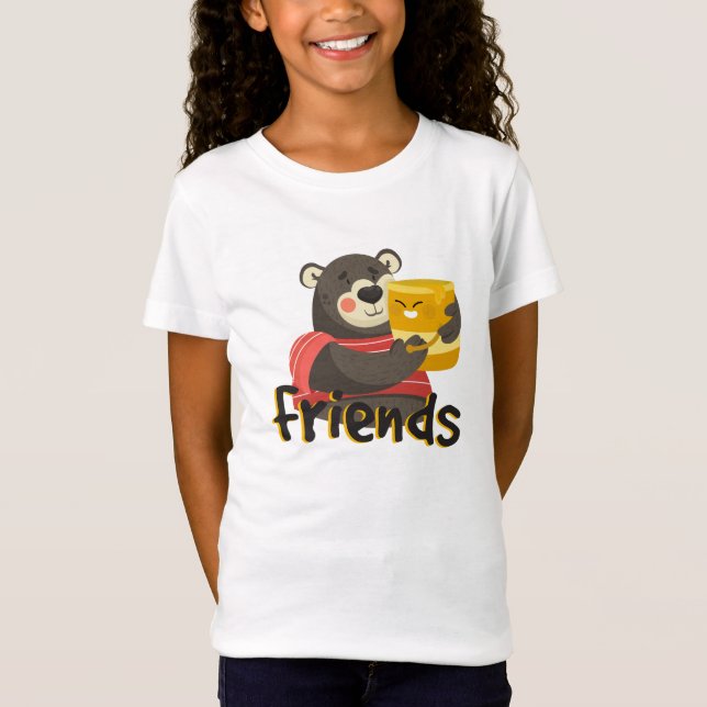 Bear Honey Best Friend T - Shirt (Vorderseite)