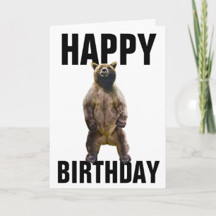 BEAR HUG BIRTHDAY CARD KARTE