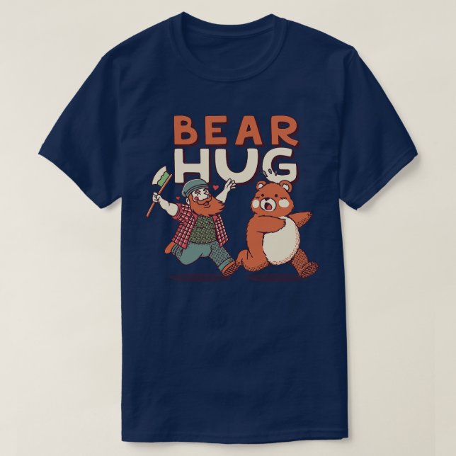 Bear Hug Cuteness Attacke von Tobe Fonseca T-Shirt (Design vorne)