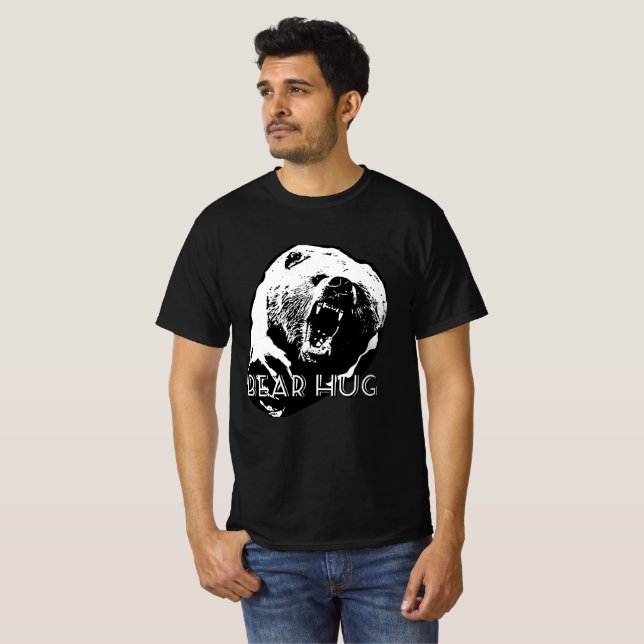 Bear Hug Funny T-Shirt (Vorne ganz)