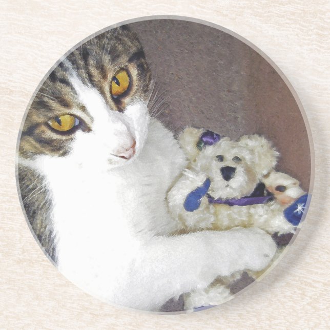 Bear Hug Getränkeuntersetzer (Vorne)