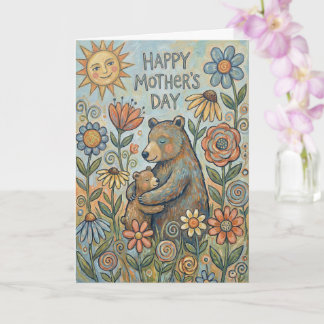 Bear Hug Mother's Day Card Karte