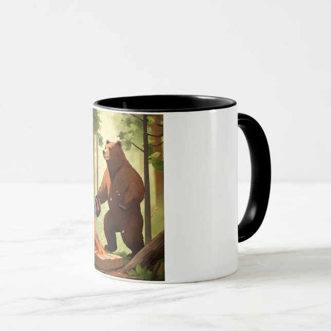 Bear Hug Tasse: Gemütlicher Komfort und Gemütlichk Tasse (VorderseiteRechts)