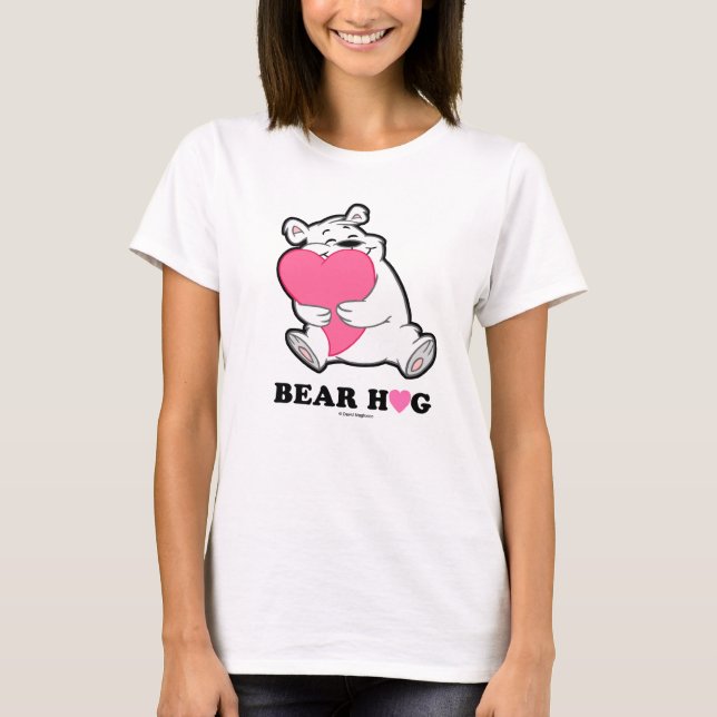 Bear Hug White Shirts (Vorderseite)