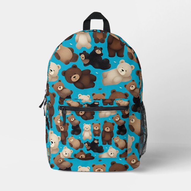 Bear Hugs & Giggles Bedruckter Rucksack (Vorderseite)