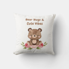 Bear Hugs und Niedliches Vibes Pillow Kissen