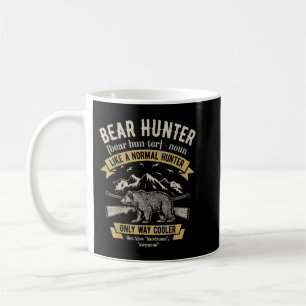 Bear Hunter T Shirt Vintag Jagd Gewitterjäger Kaffeetasse
