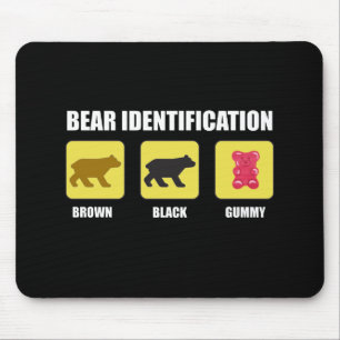 Bear Identification Funny Mousepad