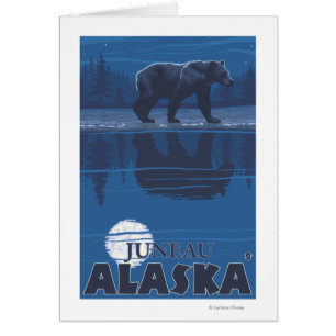 Bear in Moonlight - Juneau, Alaska