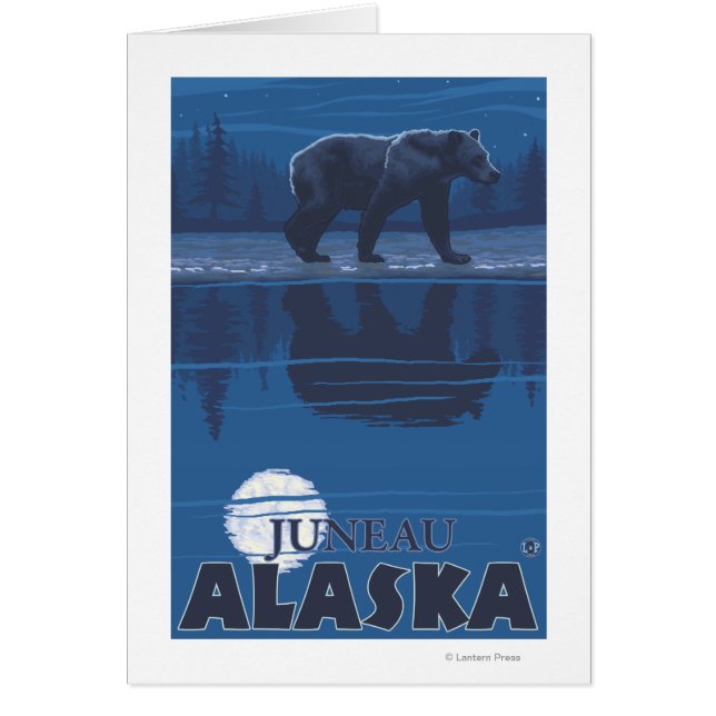 Bear in Moonlight - Juneau, Alaska (Vorne)