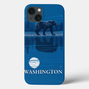 Bear in Moonlight - Washington Case-Mate iPhone Hülle