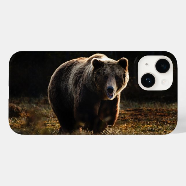 Bear iPhone 14 Case (Rückseite (Horizontal))