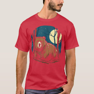 Bear Jagd auf wild lebende Tiere Wald wild lebende T-Shirt