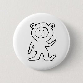 Bear Jammies Kid Button
