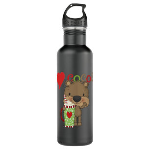 Bear Kakao Liebe Holiday Edelstahlflasche