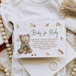 Bear Kinderzimmer Niedlich Baby Dusche Buchungsanf Begleitkarte