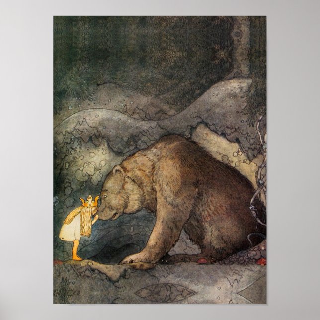 Bear Kiss Poster (Vorne)