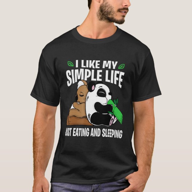 Bear Koala Lazy Schlafcouch T-Shirt (Vorderseite)