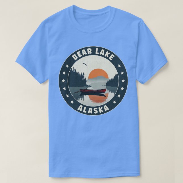 Bear Lake Alaska Sunset TShirt (Design vorne)