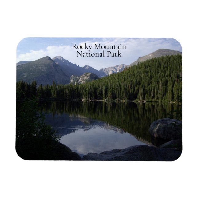 Bear Lake Longs Peak Rocky Mountain Nationalpark Magnet (Horizontal)