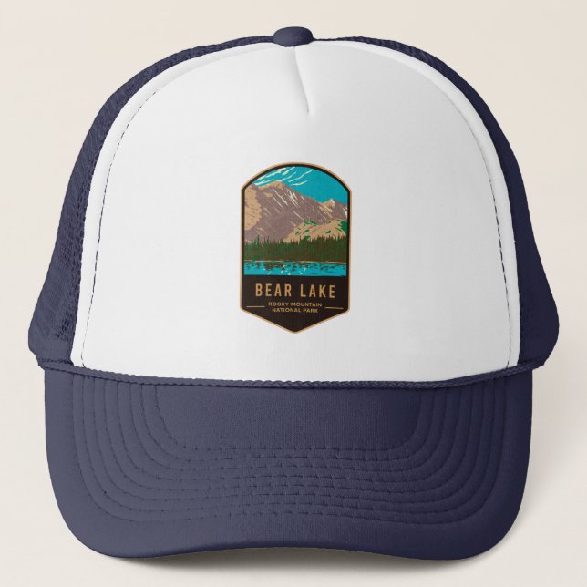 Bear Lake Rocky Mountain Nationalpark Truckerkappe (Vorderseite)