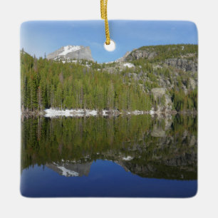 Bear Lake Spiegelung I Keramikornament