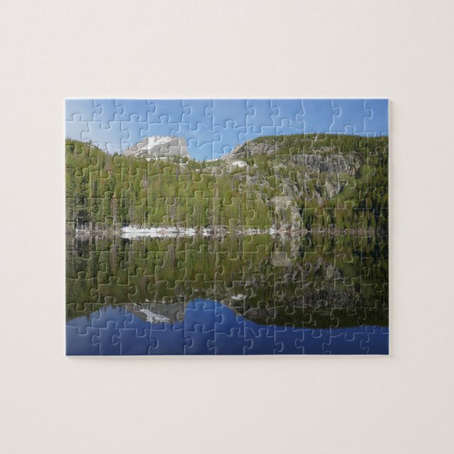Bear Lake Spiegelung I Puzzle (Horizontal)