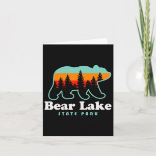 Bear Lake Staat Park Camping Utaa Karte