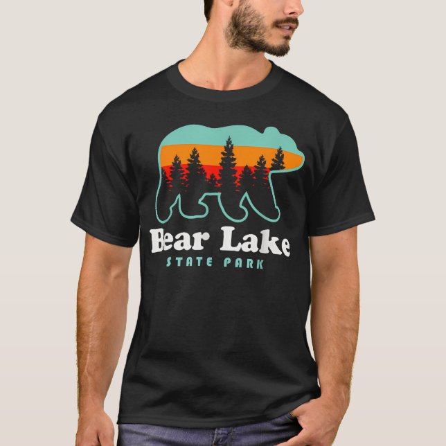 Bear Lake State Park Camping Utah T-Shirt (Vorderseite)