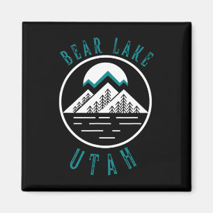 Bear Lake Utah Berg Skifahren Wandern Angeln Boot Magnet