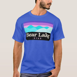 Bear Lake Utah Camping Retro Abzeichen TShirt