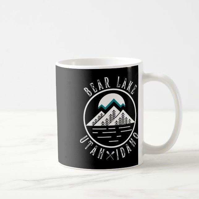 Bear Lake Utah Idaho Camping Bootfahren  Kaffeetasse (Rechts)
