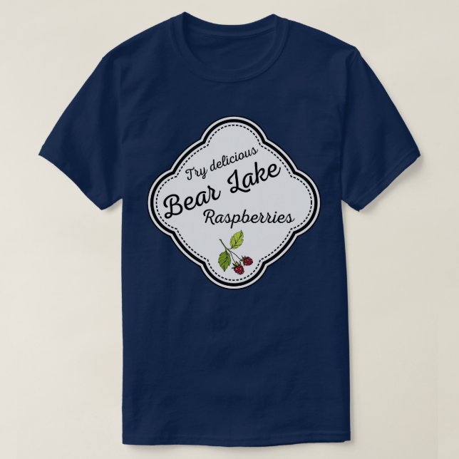 Bear Lake Utah Raspberries TShirt (Design vorne)
