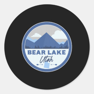 Bear Lake Utah Ut Berge Abzeichen Wander Souvenir Runder Aufkleber