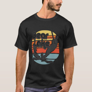 Bear Lake Utah Wasserskilauf Wasserski Retro Vinta T-Shirt