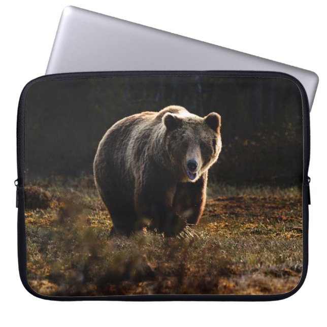 Bear Laptop Sleeve (Vorderseite)