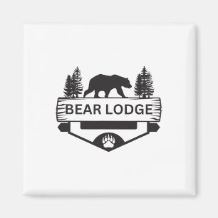 Bear Lodge Wyoming Wildlife Bär Wandern Camping Sk Magnet