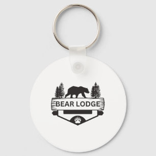 Bear Lodge Wyoming Wildlife Bär Wandern Camping Sk Schlüsselanhänger