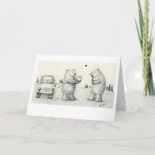 Bear Love Feiertagskarte
