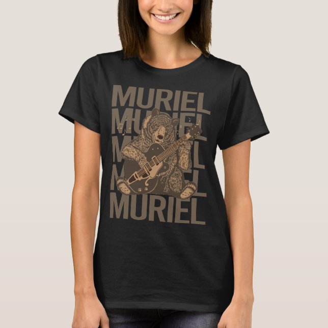 Bear lovely - Muriel name T-Shirt (Vorderseite)