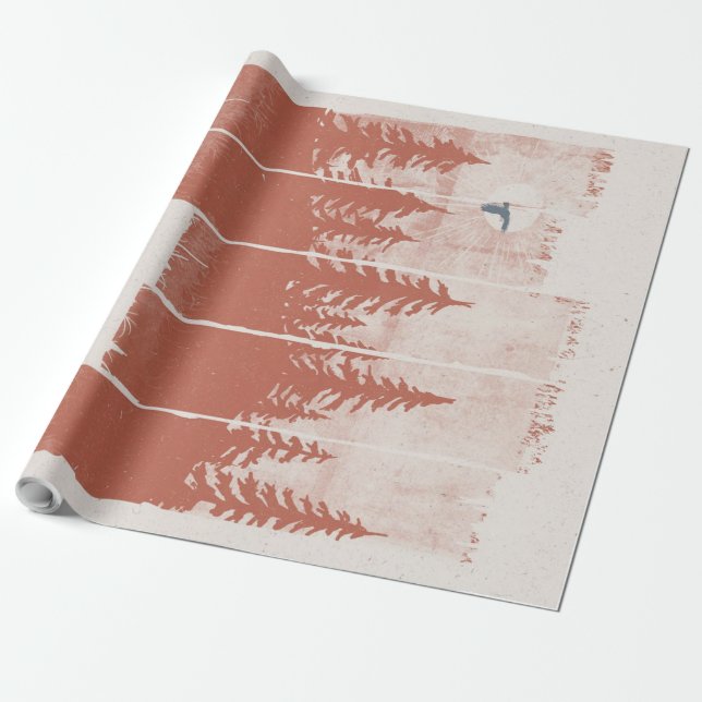 Bear Lover Animal Lover Geschenk | Bärenüberbau Geschenkpapier (Ungerollt)