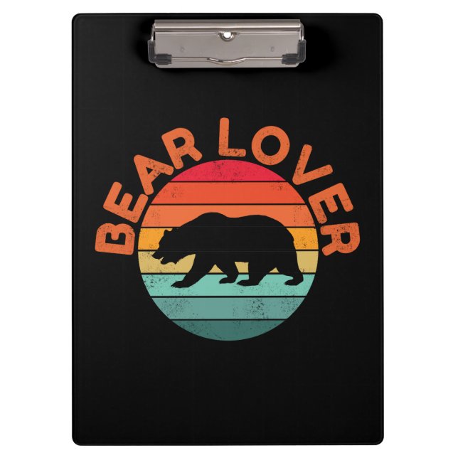 BEAR LOVER KLEMMBRETT (Vorderseite)