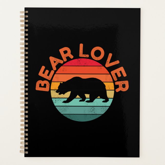 BEAR LOVER PLANER (Vorderseite)