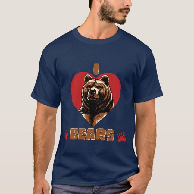 Bear Lover T-Shirt (Vorderseite)