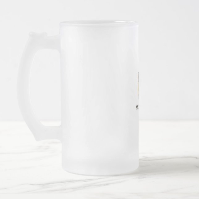 Bear Lover-Tasse Mattglas Bierglas (Links)